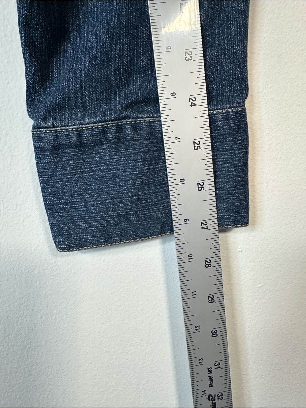 Lady Enyce Cropped Denim Jacket Embellished Size XL VTG Y2K Western Streetwear - Picture 10 of 12